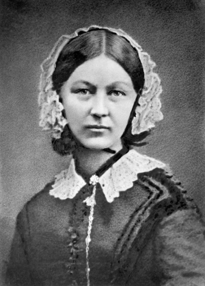 Photograph of Florence Nightingale, circa 1860: International Nurses Day is celebrated on her birthday