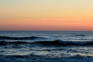 Sunrise over the oceans