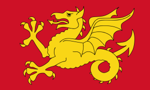 Wyvern Standard: the flag of the Ango-Saxon Kingdom of Wessex